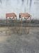 Pair of Vintage Forged Iron Plant Stands - Camp Style