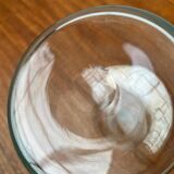 Vintage Scandinavian glass carafe bottle, 1970s