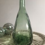 Glass bottle lady jeanne green flat 2 liters