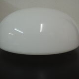 Round opaline ceiling light