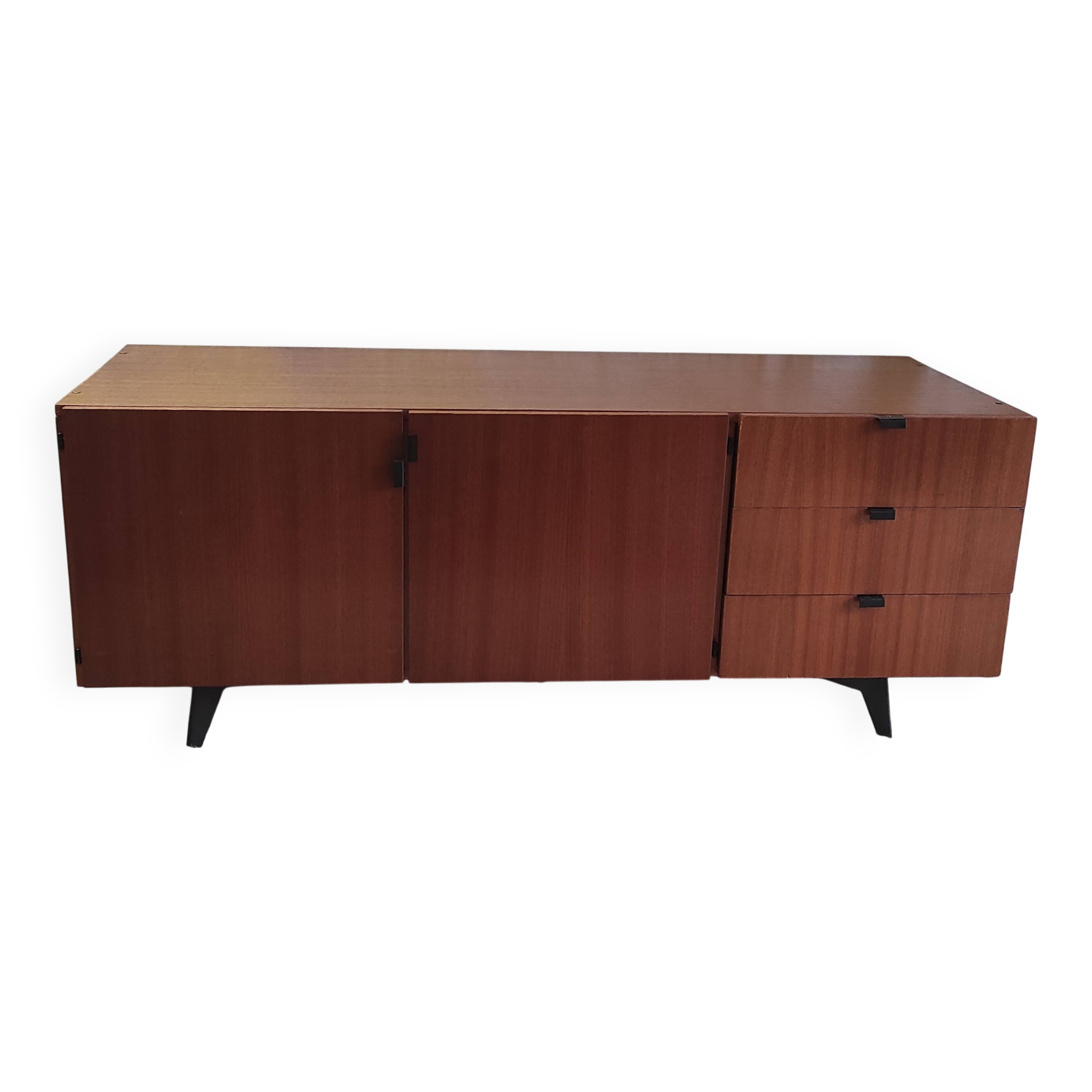 Enfilade moderniste en teck - années 60/70
