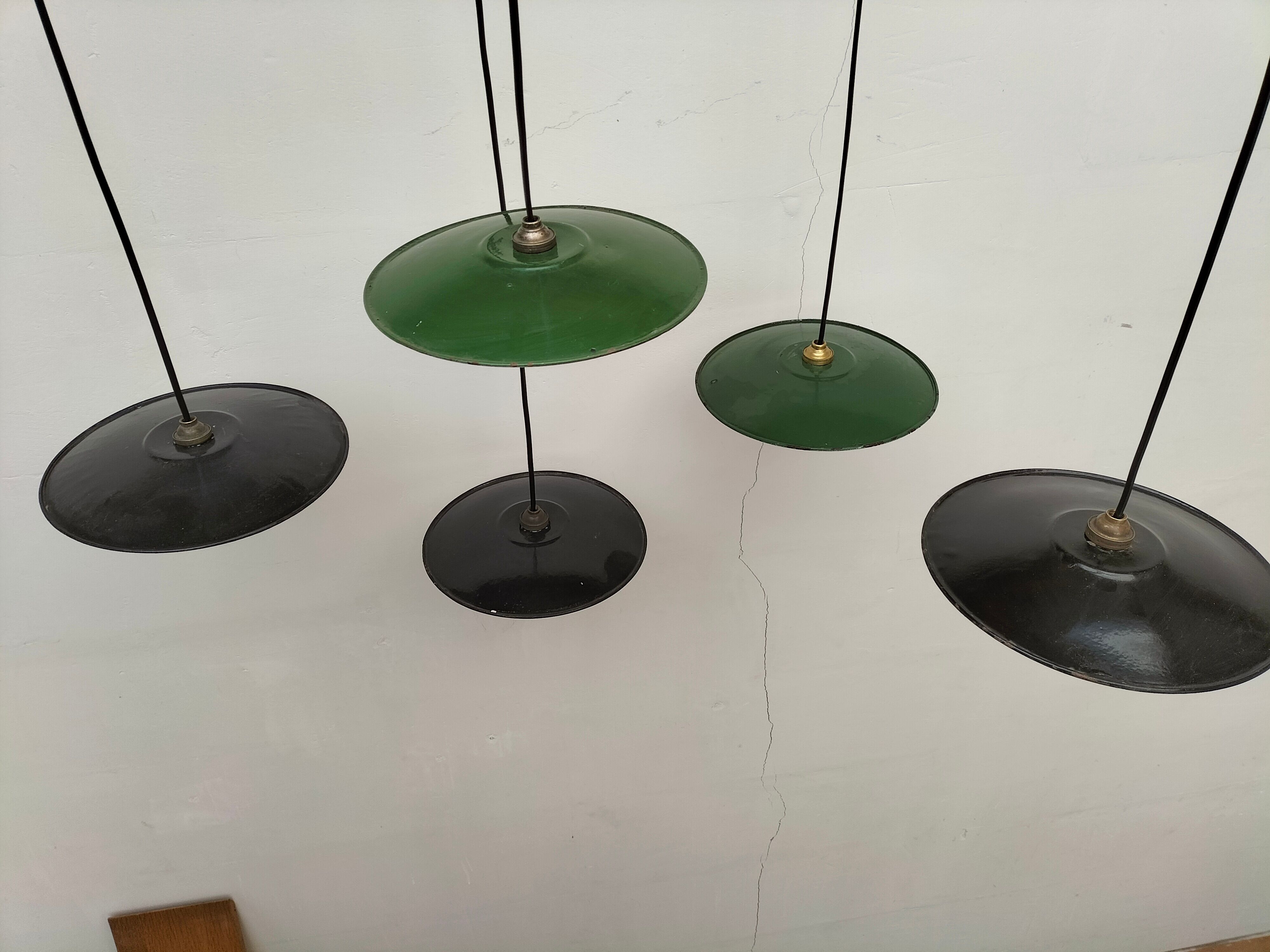 Enamelled old lamp series