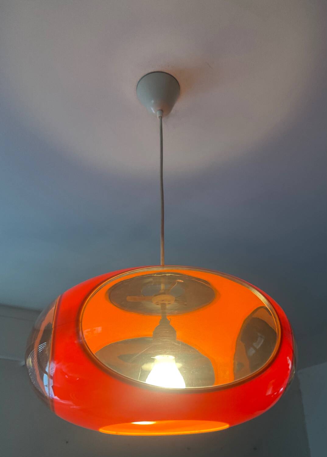 Ufo pendant lamp by Luigi Colani from the 70s
