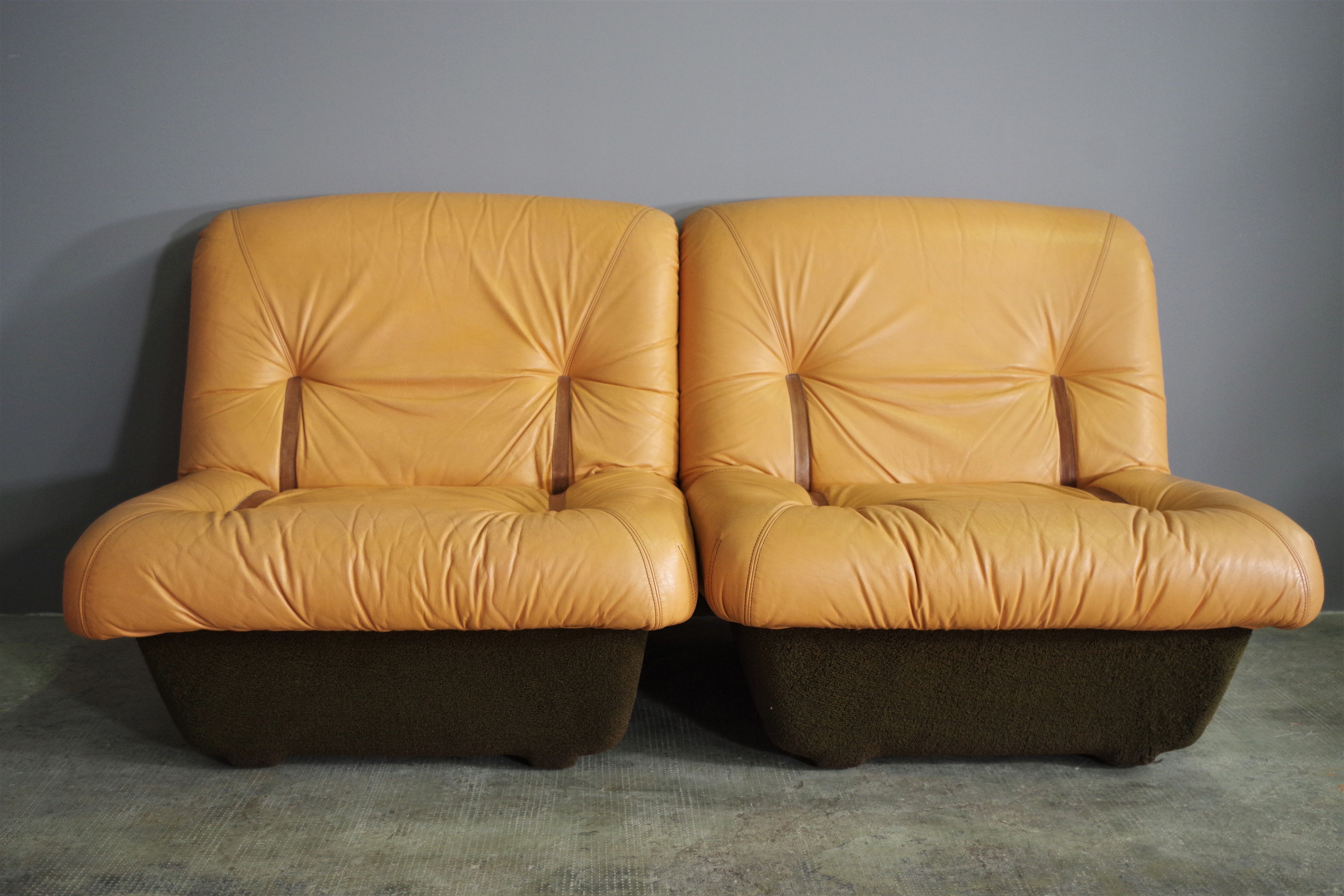 Fauteuils de Lev & Lev, années 1970, Set de 4