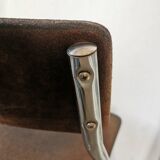 Pair of 1970 cantilever chairs, chrome