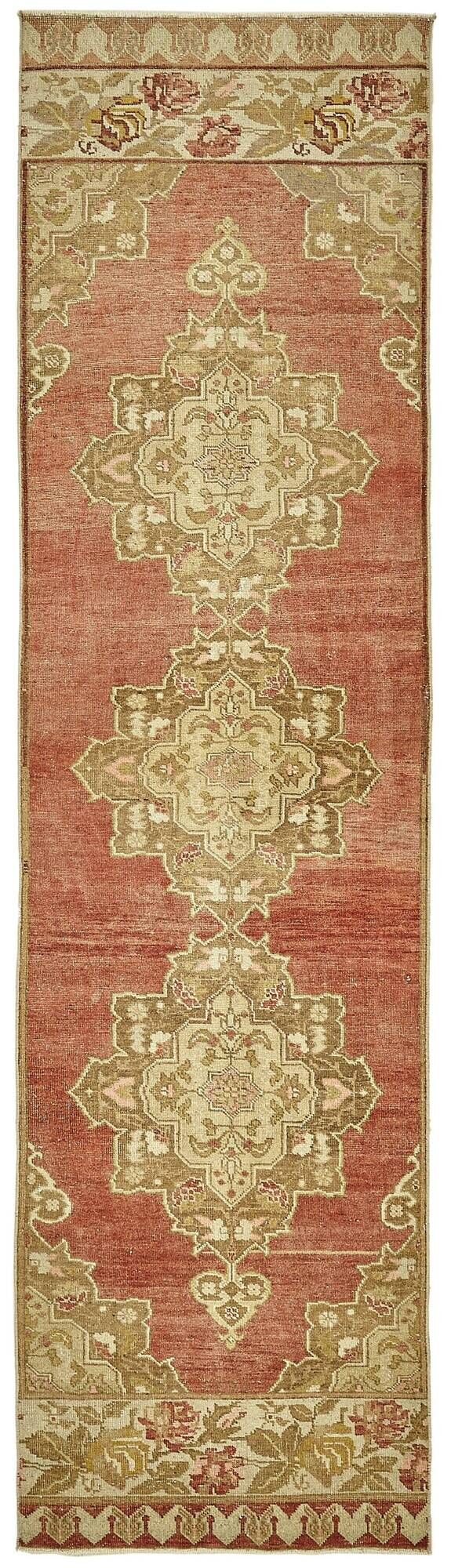 Turkish Vintage Anatolian Rug 81 cm x 308 cm