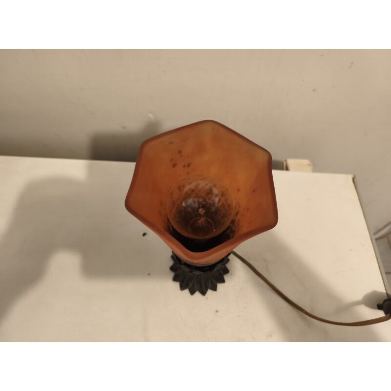 Art Deco glass paste lamp