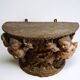 Baroque carved wooden pedestal or corbel, 17th/18th century