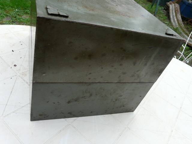 4-drawer industrial metal loft furniture from the 1970s, brand FLAMBO.