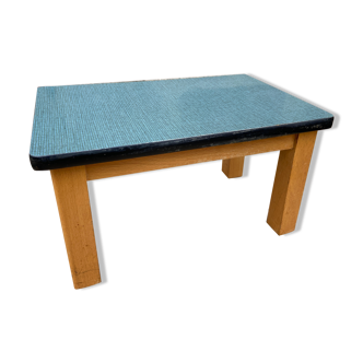 Stool footrest formica small vintage coffee table