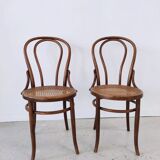 Pair of chairs cannée Fischel bistro