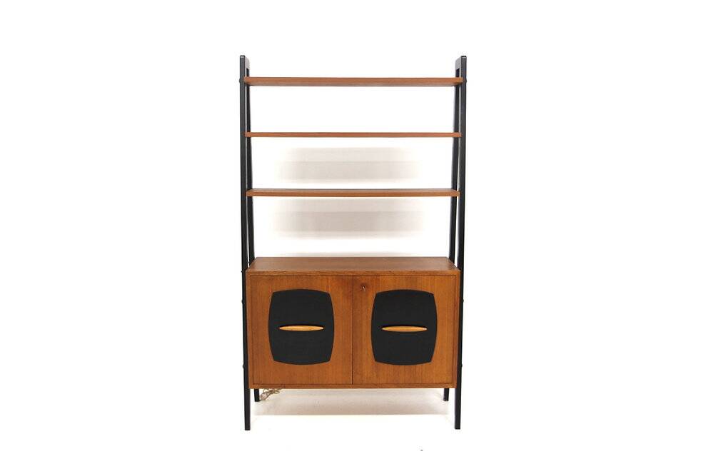 Scandinavian "Tema" teak bookcase, Möbel-Ikea, Sweden, 1960