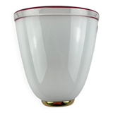 White and Red Murano Wall Light by Itre, Italy, 1980s