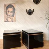 Pair of JC Mahey bedside tables