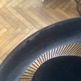 Chaises Warren Platner noir velours neuves
