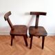 Pair of brutalist chairs by Olavi Hanninen, 1950s