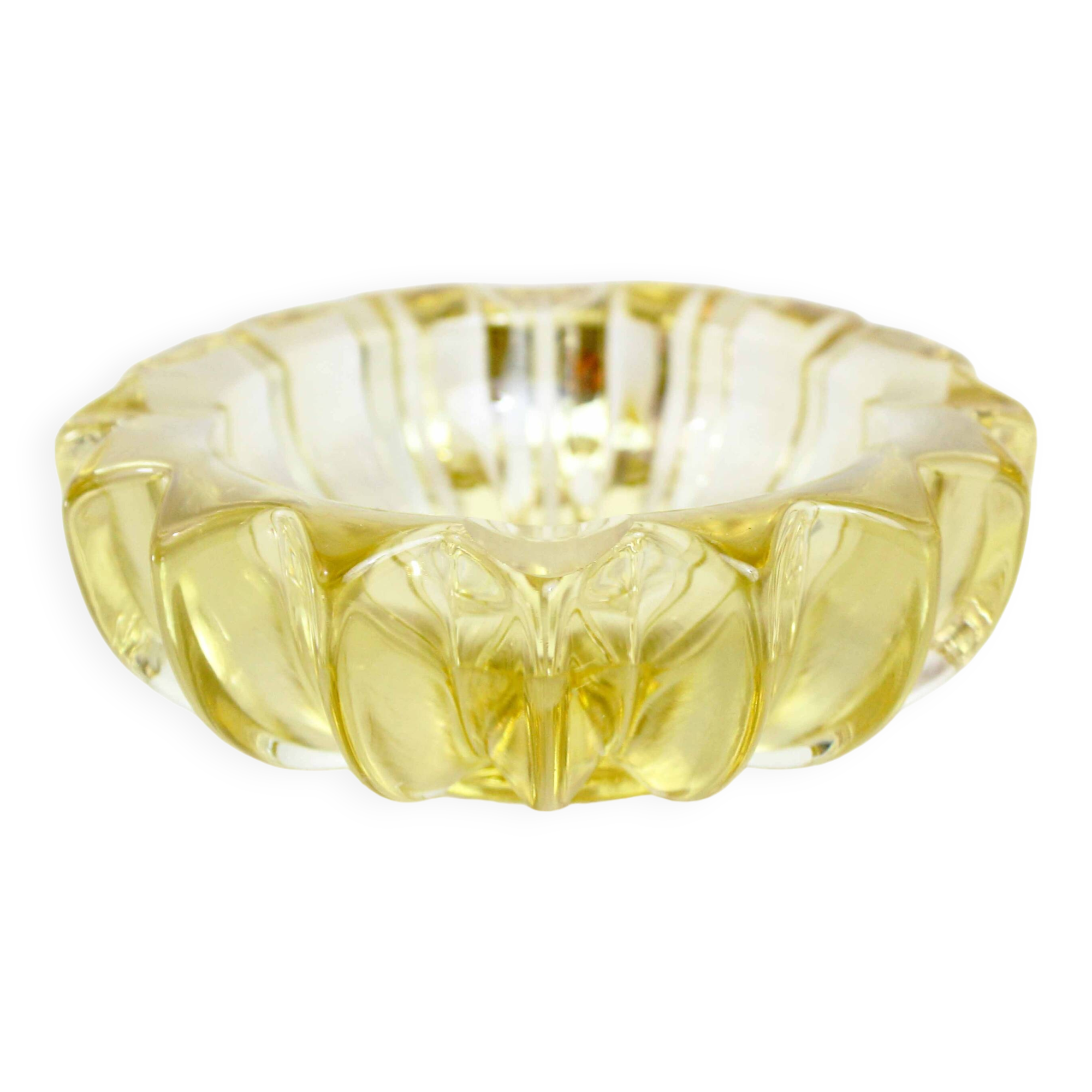 P.D'Avesn Art Deco Crystal Ashtray
