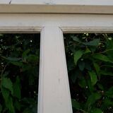 Old glazed door 211.5x105.5cm and its entrance door frame.