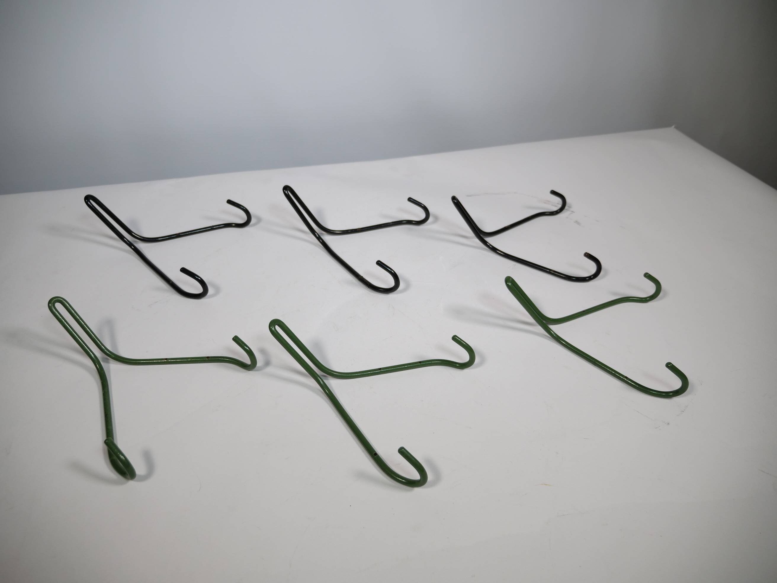 Modular String Wall Hooks, Set of 6 , 1960s