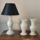 Lampe vintage en albâtre