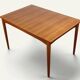 Rectangular extendable dining table in Scandinavian teak – 1960s