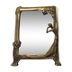Mirror Art Nouveau brass 1900