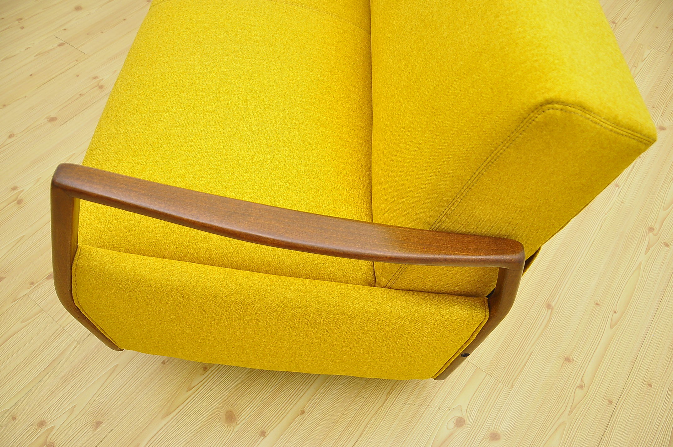 Daybed Sofa with fold-out function, 1950s