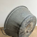 Zinc basin - Rectangular handles