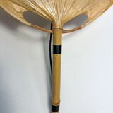 1970s Vintage Ingo Maurer for M-Design Uchiwa III Bamboo Wall Light