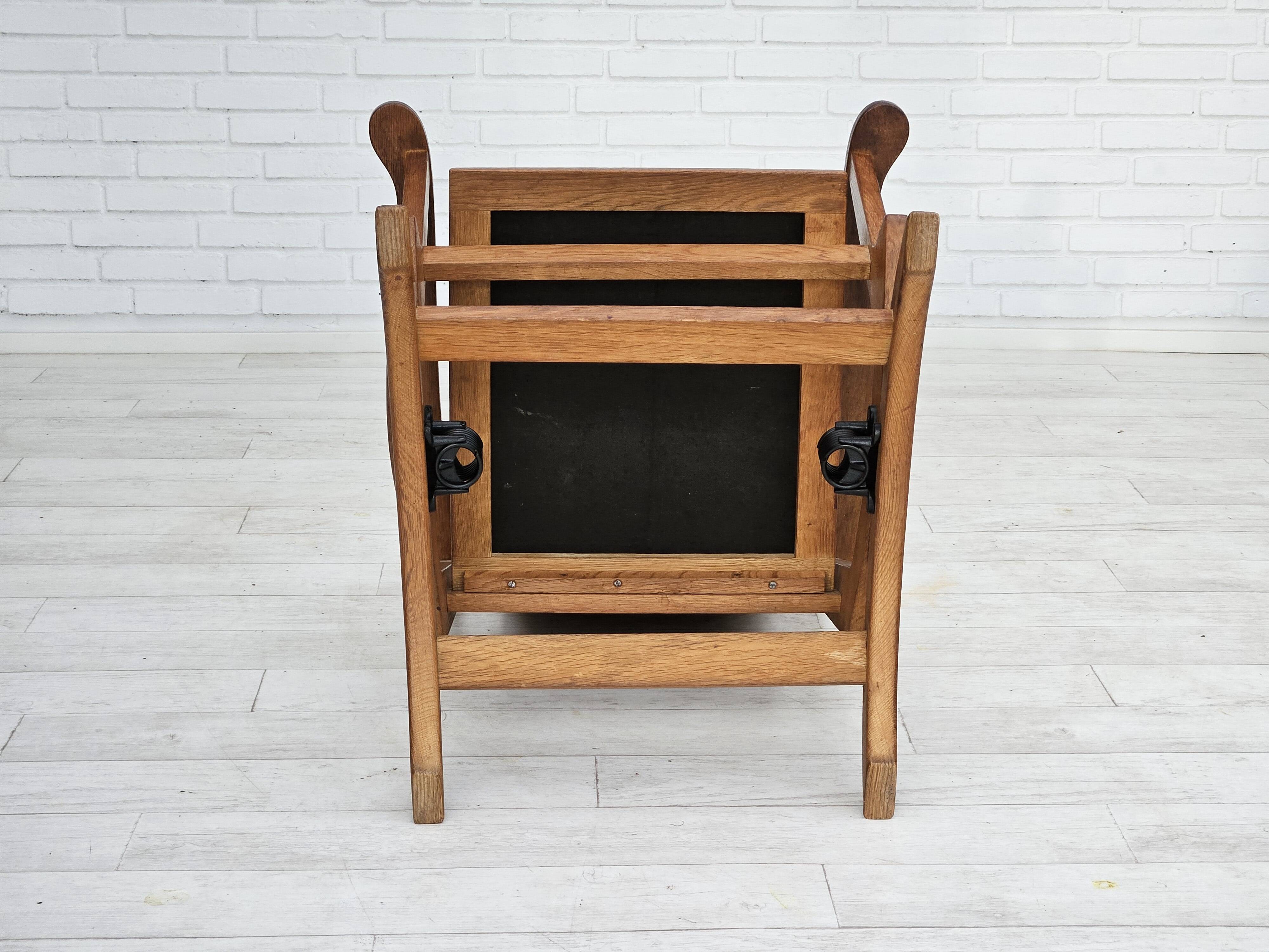 Fauteuil danois à dossier haut