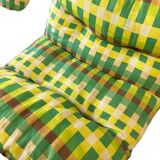 Vintage green modular lounge chair