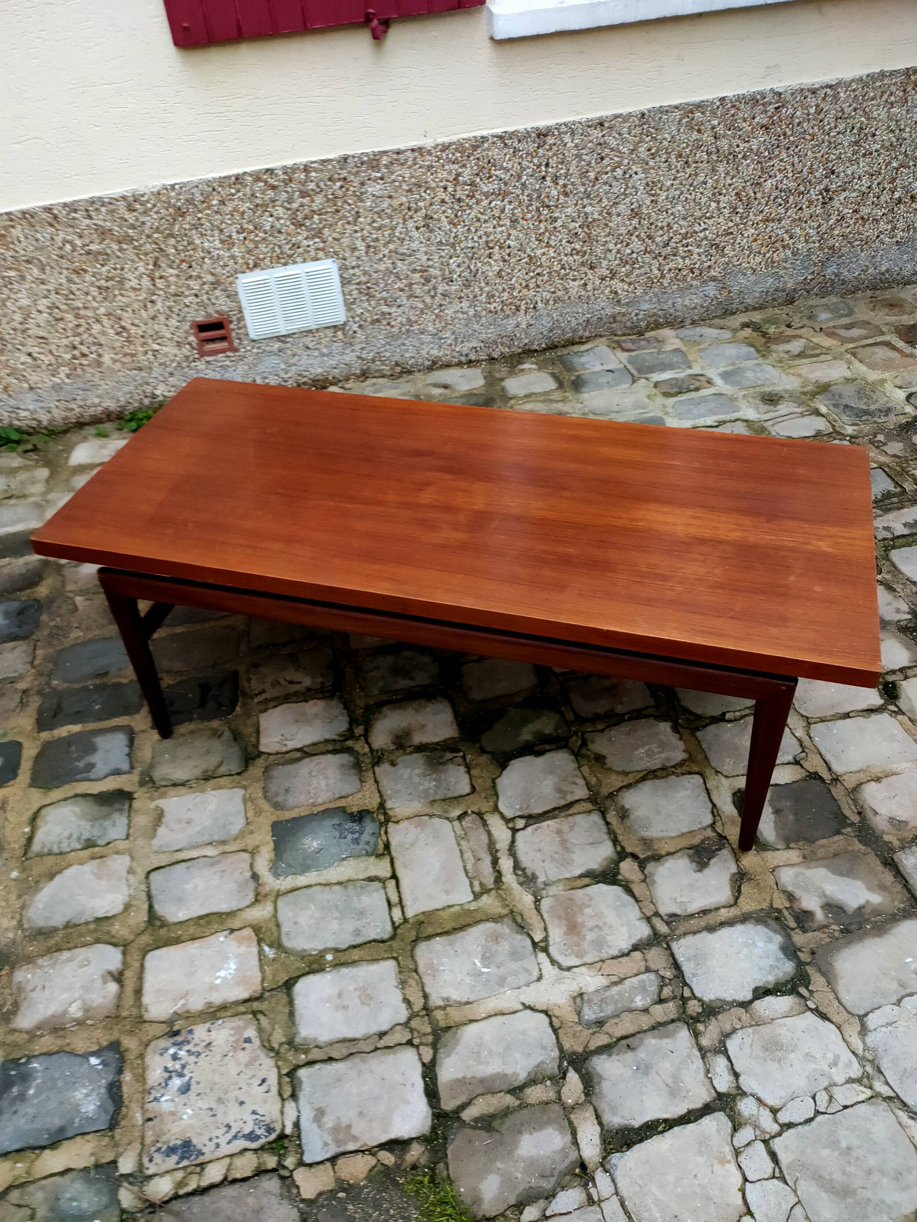 Vintage teak coffee table