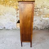 Meuble de rangement vitrine à 5 tiroirs style directoire