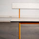 Wood and formica bench
