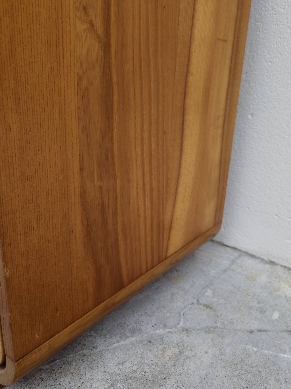 Maison Regain hi-fi storage unit in vintage elm