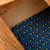 Art Deco asymmetrical glass Parisian wardrobe 1930