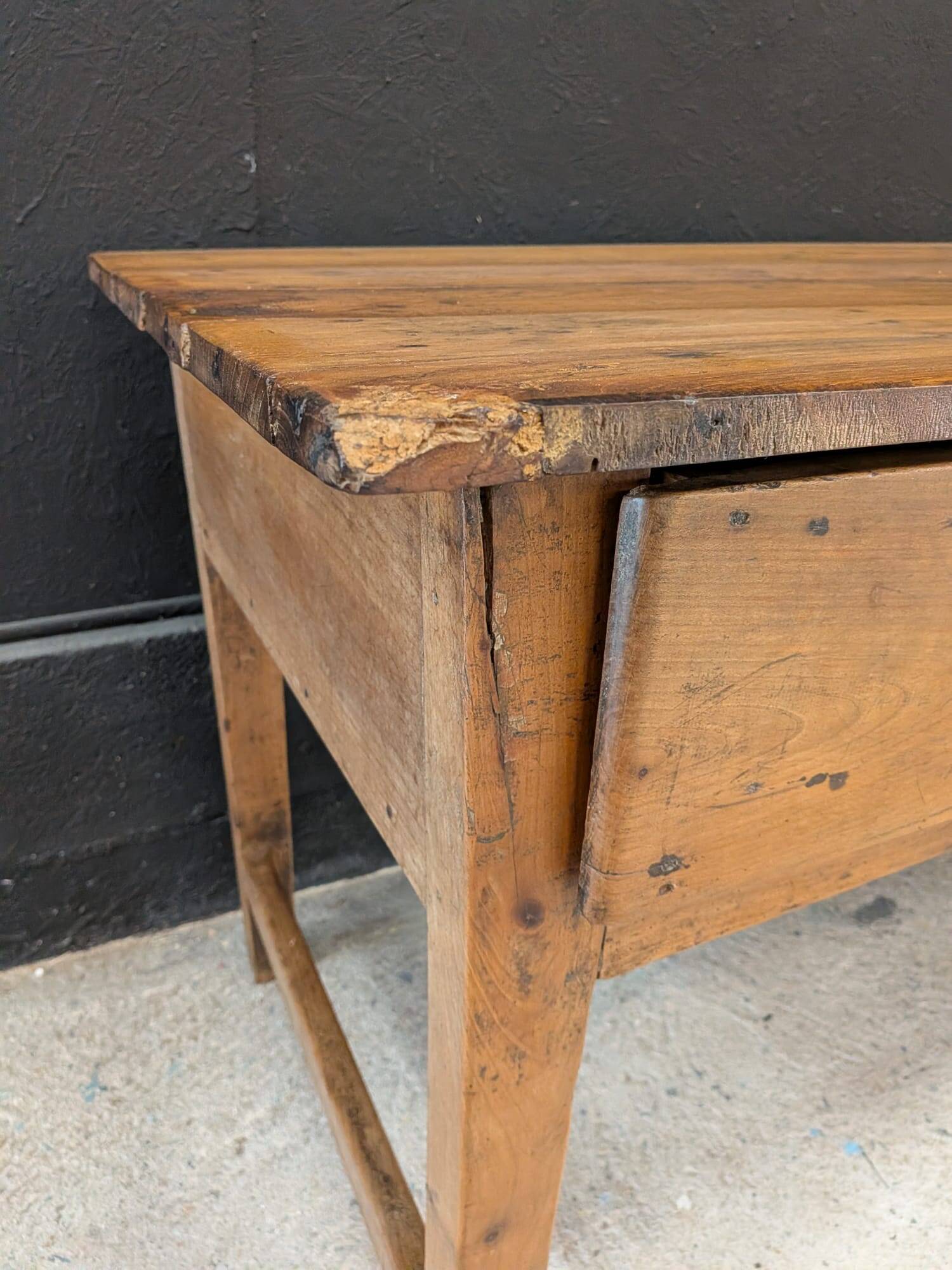 Table de ferme de cuisine fin XIXeme