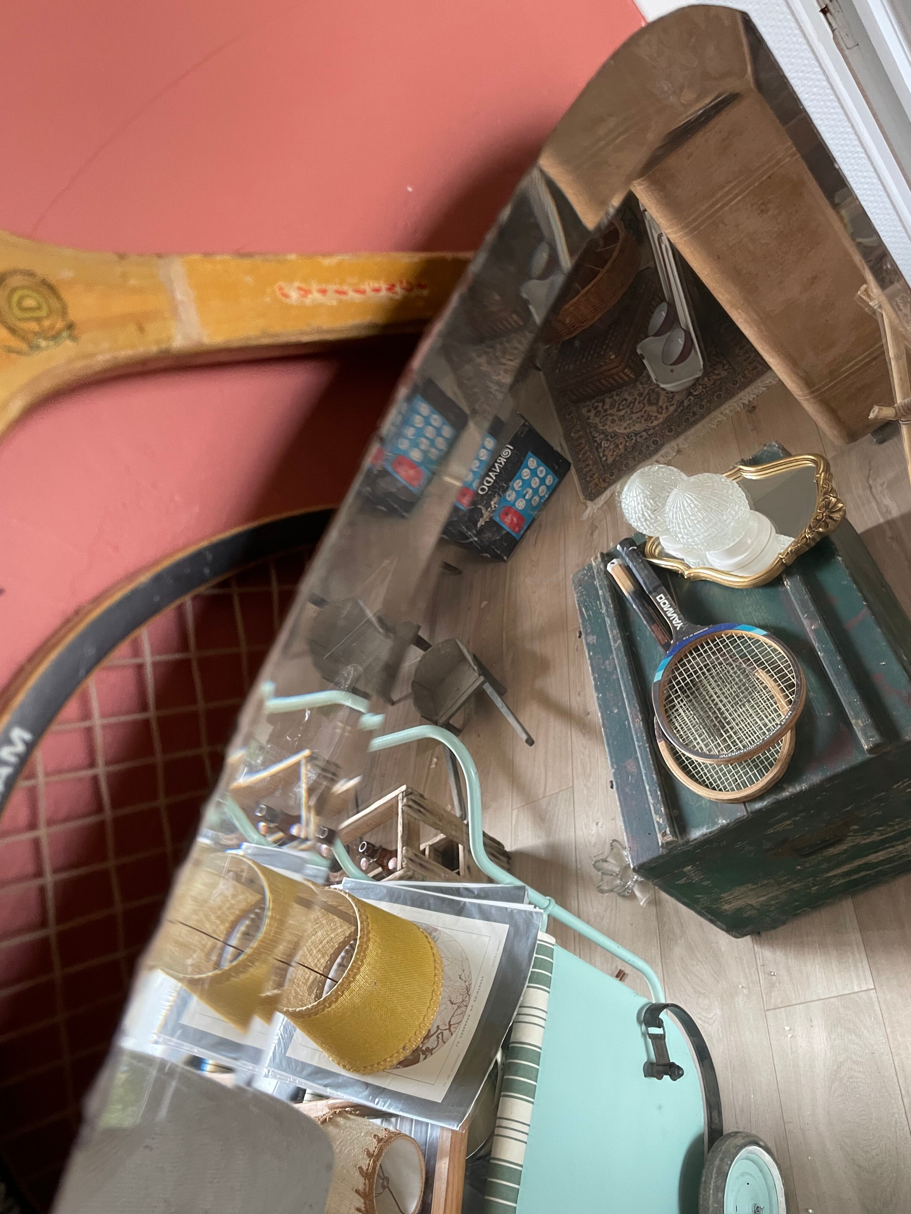 Beveled mirror 150x57cm