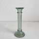 Vintage Molded Glass Straight Candle Holder