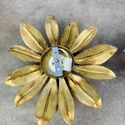 Pair of gilded Florentine wall sconces by SEP Light Firenze, Italy.