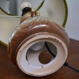 Ceramic lamp from the 60s/70s with double lighting