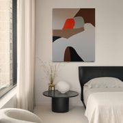 Abstract minimalist couple "in your arms" 100x80cm