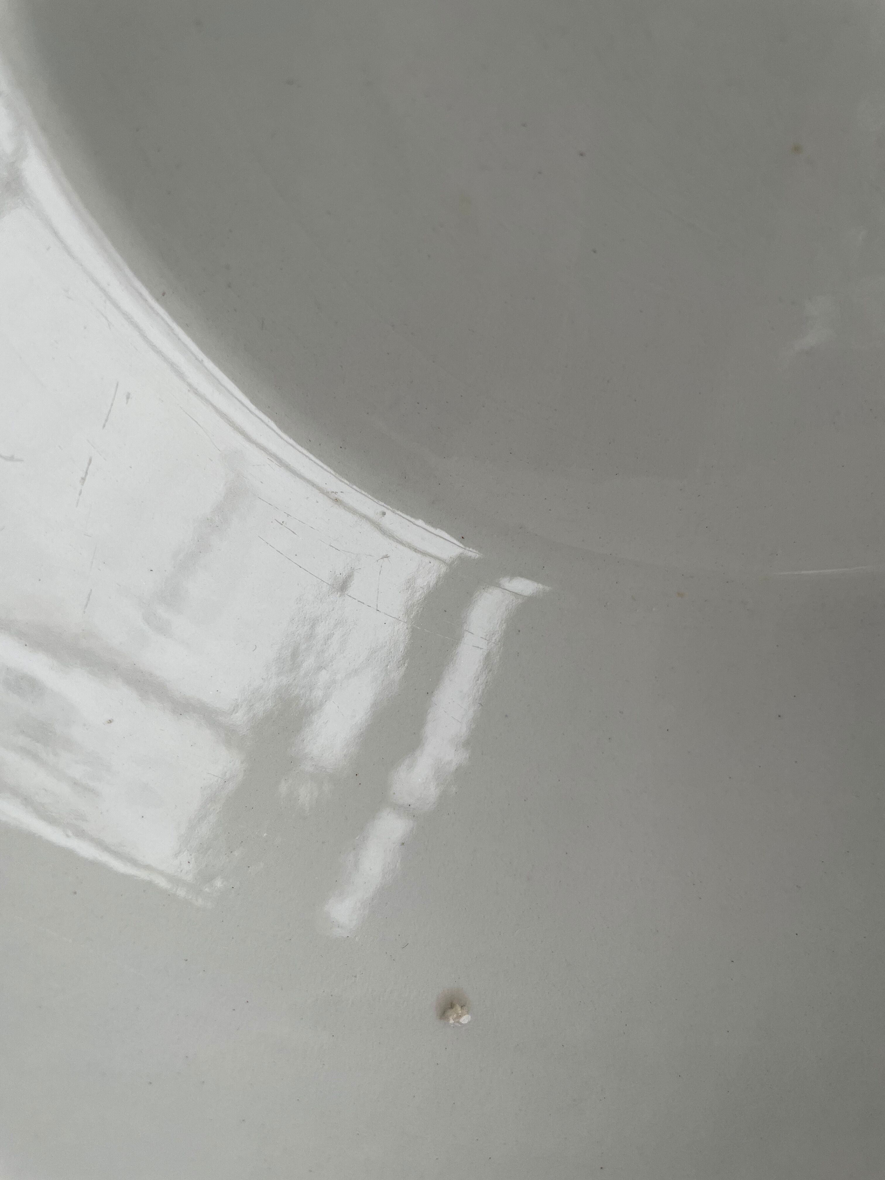Salad bowl "HBCM, Montereau, France" diam 21 cm