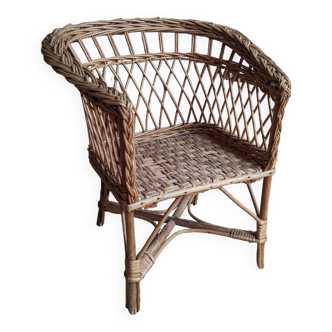 Rattan children's chair