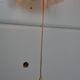 2 orange perspex and plexiglass wall lights from the 60s-70s.