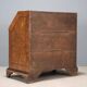 Antique walnut burr drop-leaf cabinet with 8 drawers, Italy, 18th century.