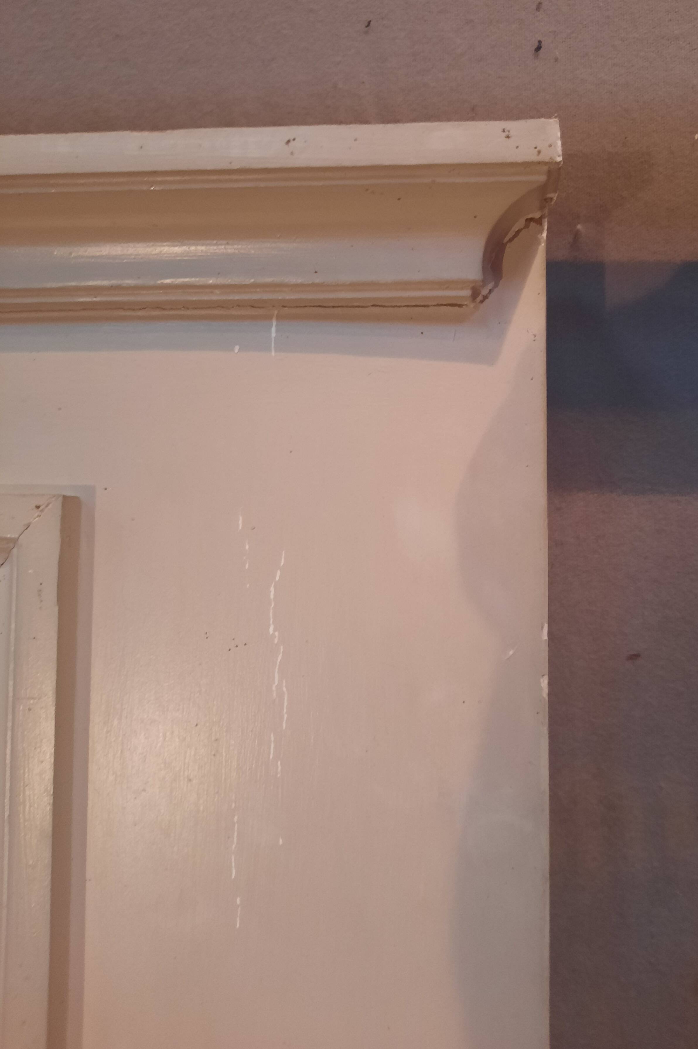 Large trumeau of woodwork mirror