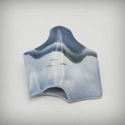 Sculptural vase by Solange Garotte and Bernard Prigent for Virebent, 1975