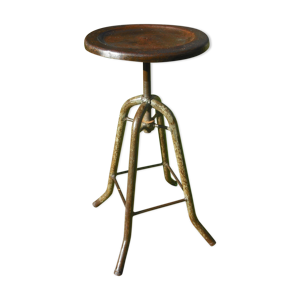 Tabouret à vis industriel