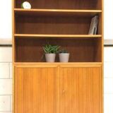 Bookcase sideboard vintage wall cabinet mid-century